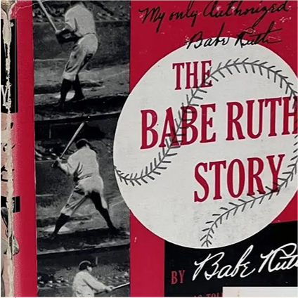 Signed Babe Ruth Autobiography Among Rare Baseball Books Fetching High Prices