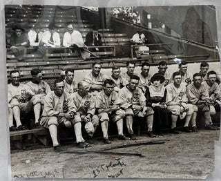 Item #1919BSTP001 1919 White Sox team ("Black Sox Scandal") photo. Joe Jackson