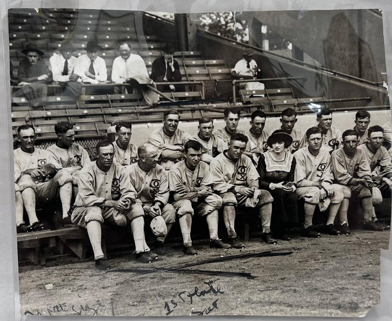 Item #1919BSTP001 1919 White Sox team ("Black Sox Scandal") photo. Joe Jackson.