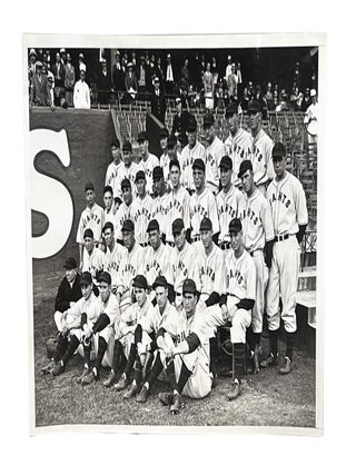 1933 New York Giants National League Champions Type 1 Photograph. Carl Hubbell, HOF.