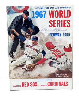 Item #1967CARDS001 Multi-Signed 1967 World Series Boston Red Sox v. St. Louis Cardinals Official...