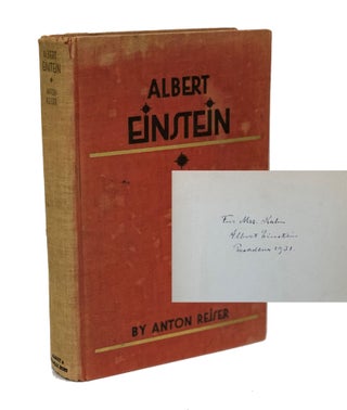 Item #AE006 Albert Einstein: A Biographical Portrait. Anton Reiser, Albert Einstein