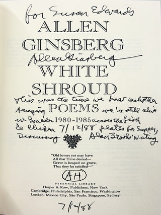 White Shroud Poems 1980-1985
