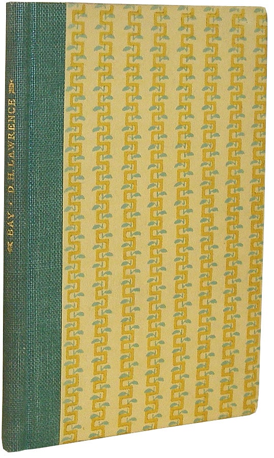 Item #DHL052 Bay: A Book of Poems. D. H. Lawrence, David Herbert.