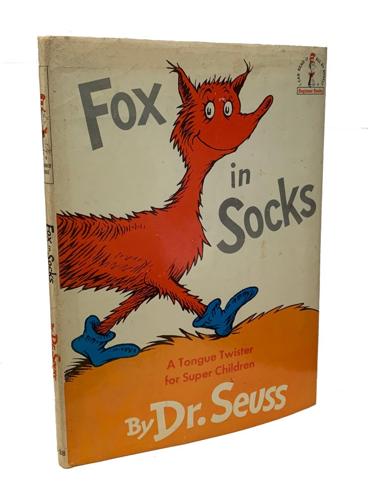 Item #DS007 Fox in Socks. A Tongue Twister for Super Children. Seuss Dr, Theodore Seuss Geisel.
