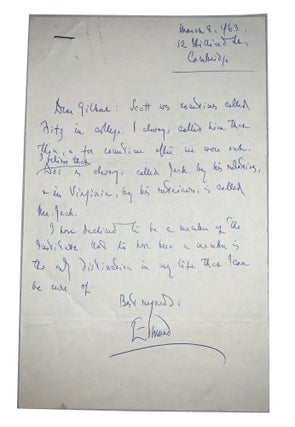Small archive of letters to writer and critic Gilbert Seldes.