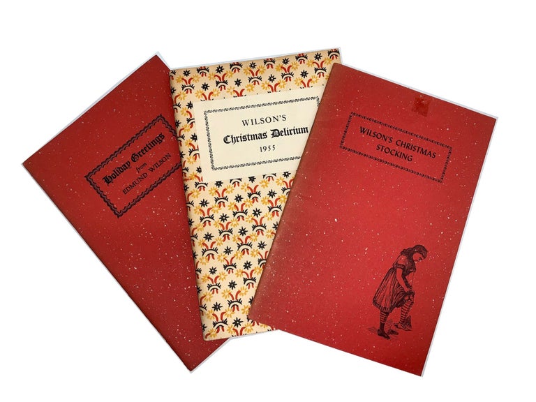 Item #EDW005 Wilson's Christmas Pamphlets. Edmund Wilson.