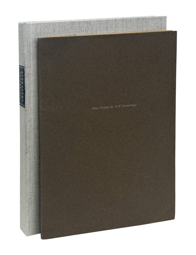 Item #EEC044 Nine Poems. E. E Cummings.
