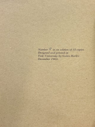 Nine Poems