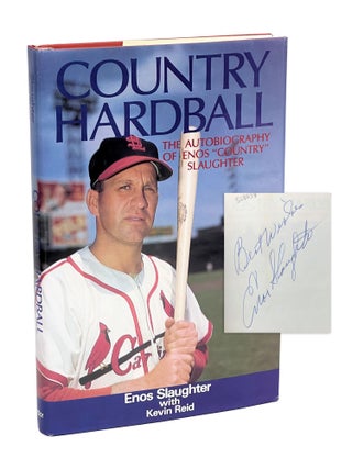Item #ENOS001 Country Hardball: The Autobiography of Enos "Country" Slaughter. Enos Slaughter,...
