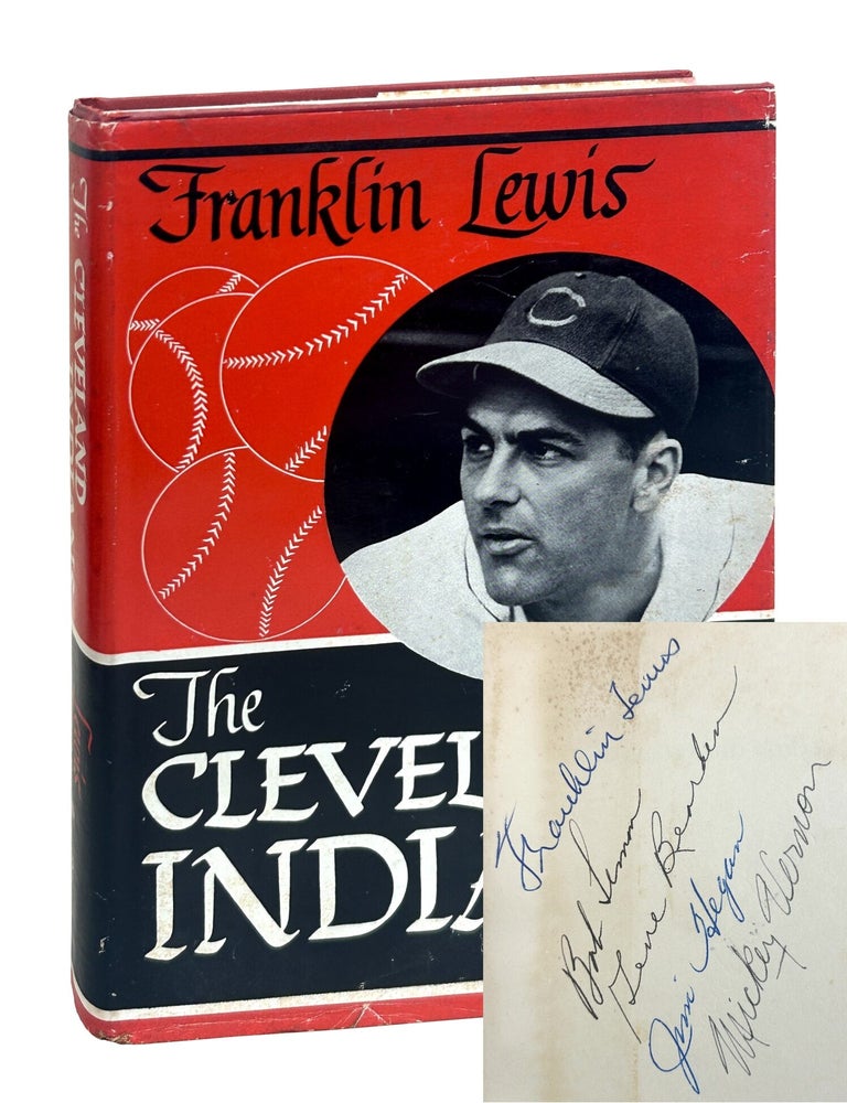 Item #FLBL001 The Cleveland Indians. Bob Lemon, Franklin Lewis.