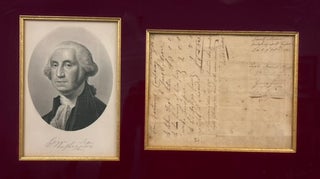 Potomac Company Document Signed by George Washington. George Washington.