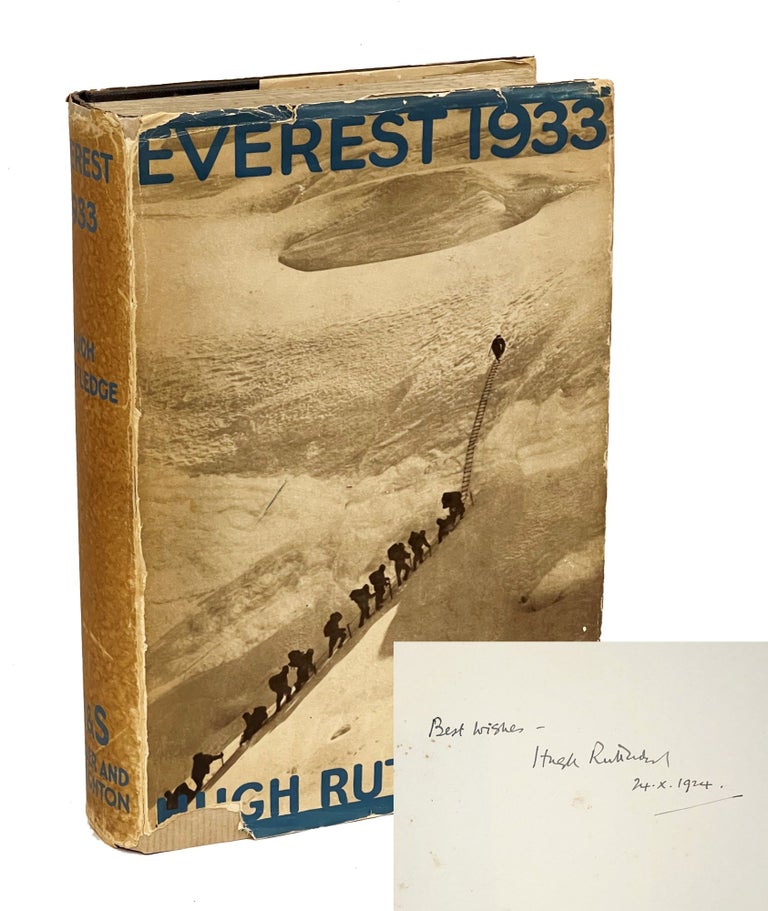 Item #HRUT001 Everest 1933. Hugh Ruttledge.