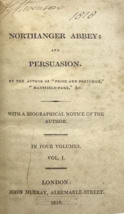 Northanger Abbey; and Persuasion