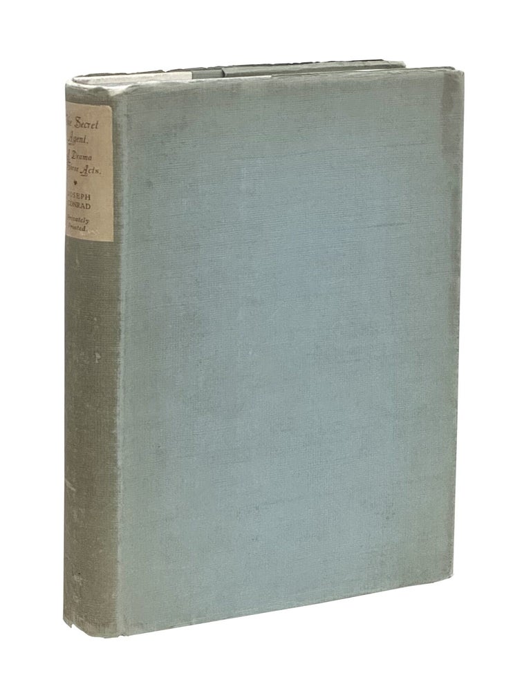 Item #JC086 The Secret Agent, A Drama in Three Acts. Joseph Conrad.