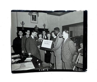 Original Photos of Jackie Robinson at an American Veterans Committee Event.