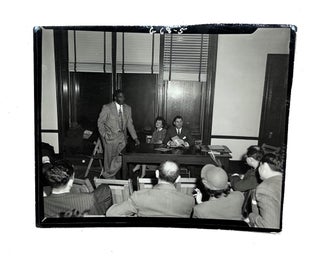 Original Photos of Jackie Robinson at an American Veterans Committee Event.