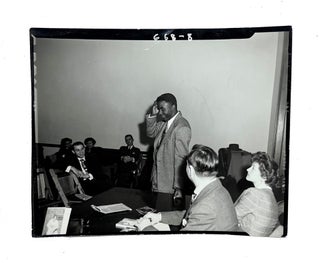 Original Photos of Jackie Robinson at an American Veterans Committee Event.
