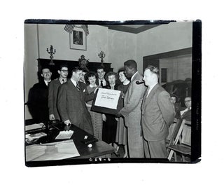 Original Photos of Jackie Robinson at an American Veterans Committee Event.