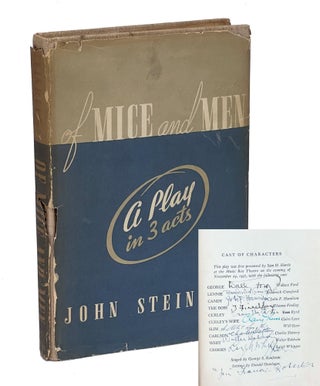Item #JS113 Of Mice and Men: The book and script archive of Frank Coletti. John Steinbeck