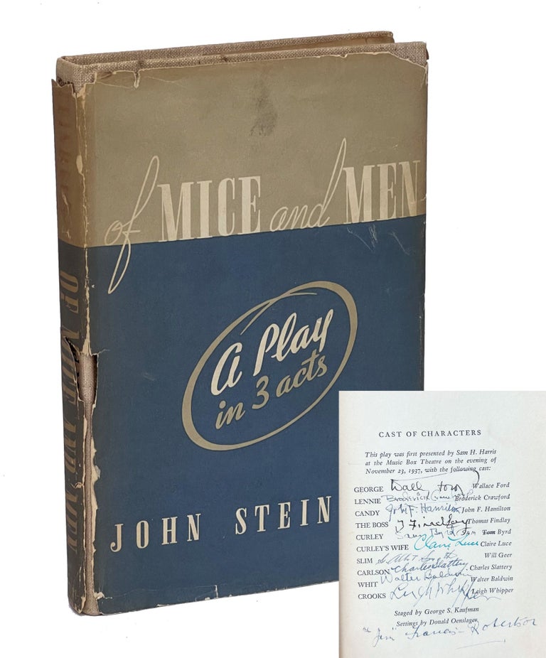 Item #JS113 Of Mice and Men: The book and script archive of Frank Coletti. John Steinbeck.