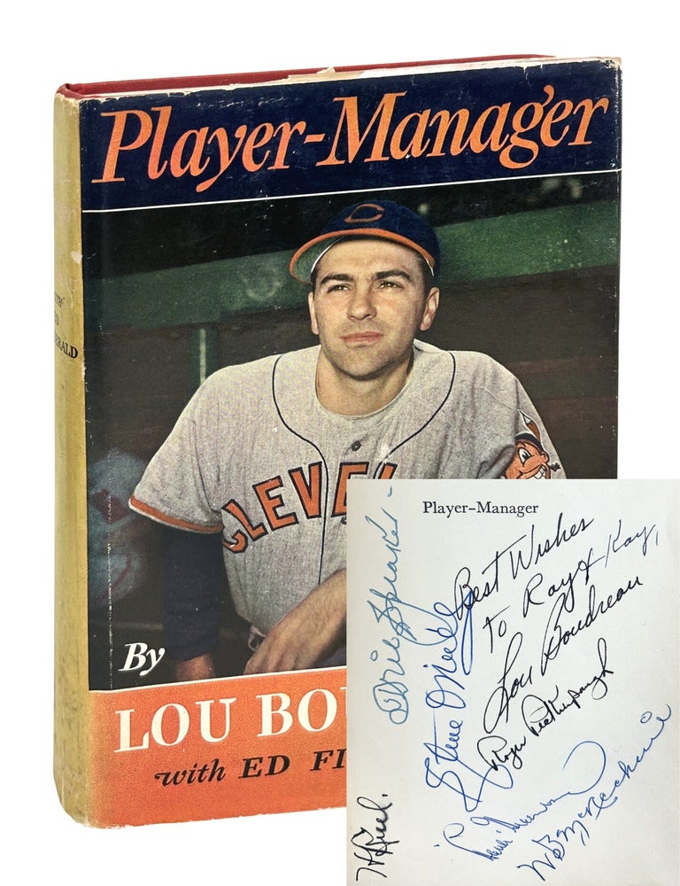 Item #LBEF001 Player-Manager. Lou Boudreau, Ed Fitzgerald.