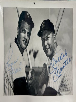 Signed Photo of Mickey Mantle and Roger Maris. Mickey Mantle, Roger Maris.
