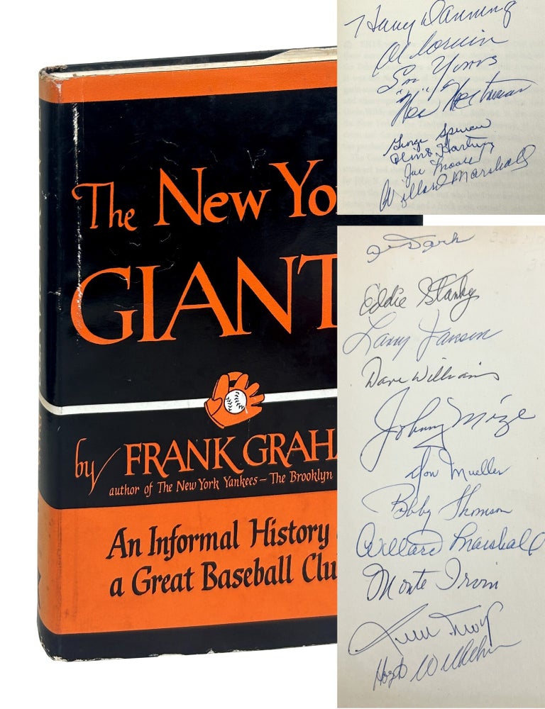 Item #NYG004 The New York Giants: An Informal History. Willie Mays, Frank Graham, Johnny Mize, Monte Irvin, Hoyt Wilhelm.