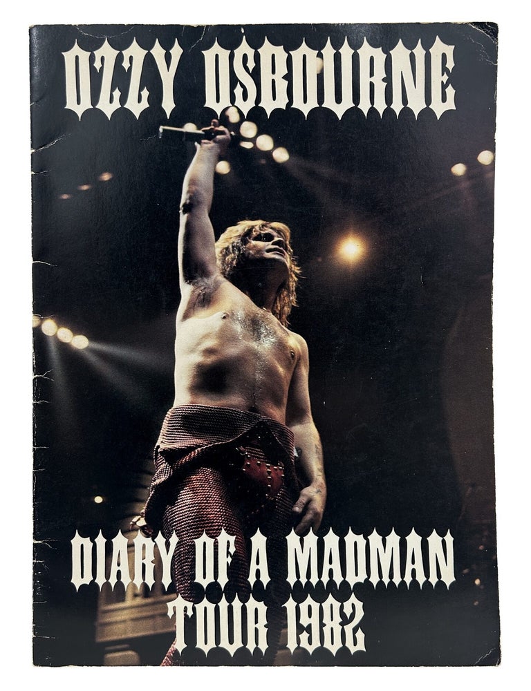 Item #OO001 Signed Diary of a Madman Tour Program, 1982. Ozzy Osbourne.