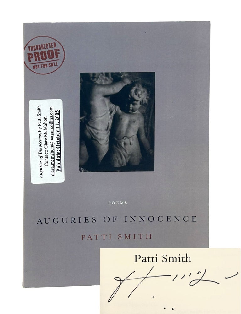 Item #PS009 Auguries of Innocence. Patti Smith.