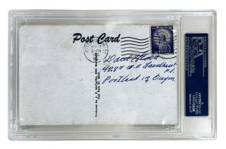 Signed Roberto Clemente Postcard