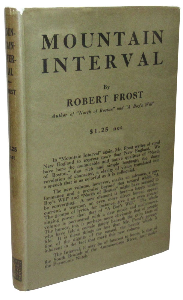 Item #RF059 Mountain Interval. Robert Frost.