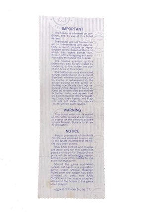 Yankees vs. Dodgers World Series Clincher Game 6 Ticket (1977) Signed and Inscribed by Jackson "Mr. October"