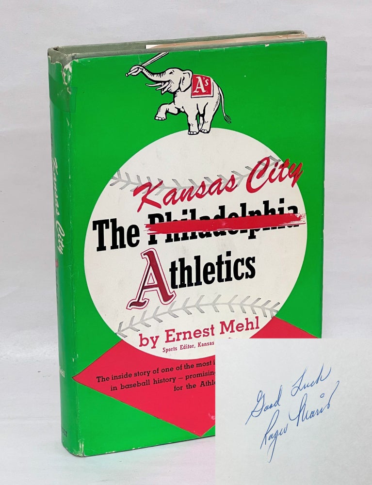 Item #RMAR002 The Kansas City Athletics. Roger Maris, Ernest Mehl.