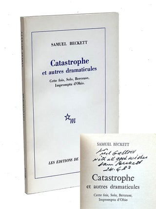 Item #SB025 Catastrophe et autres dramaticules (Cette fois, Solo, Berceuse, Impromptu d'Ohio)....