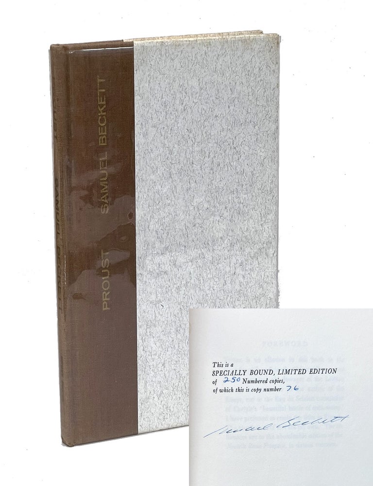 Item #SB028 Proust. Samuel Beckett, Mel Gussow.