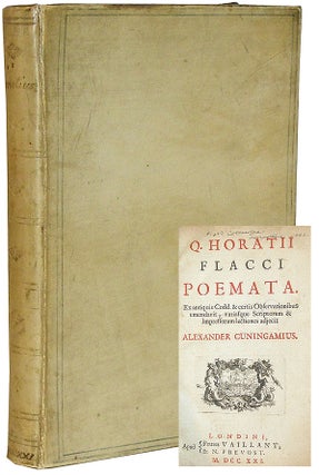 Item #STC005 Q. Horatii Flacci Poemata: Ex antiquis Codd. & certis Observationibus emendavit,...