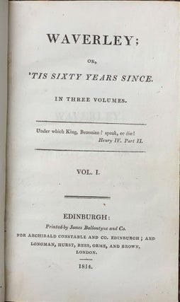 Waverley; or, 'Tis Sixty Years Since