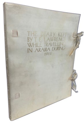 Item #TEL002 The Diary of T. E. Lawrence, 1911. T. E. Lawrence