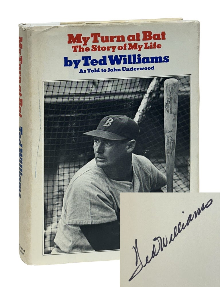 Item #TWJU001 My Turn at Bat, The Story of My Life. Ted Williams, John Underwood.