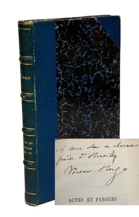 Actes et paroles. 1870-1871-1872. Victor Hugo.