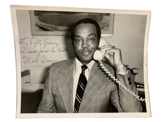 Item #VLG007 Photograph of Monte Irvin Inscribed to Lefty Gomez. Lefty Gomez, Monte Irvin
