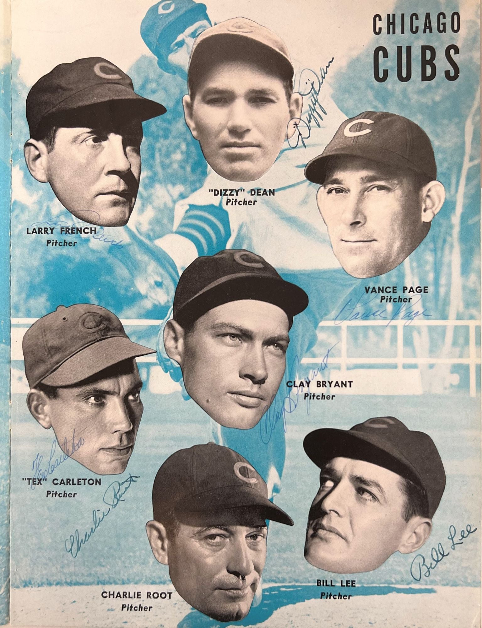 1938 World Series program Chicago Cubs New York Yankees Very Good condition