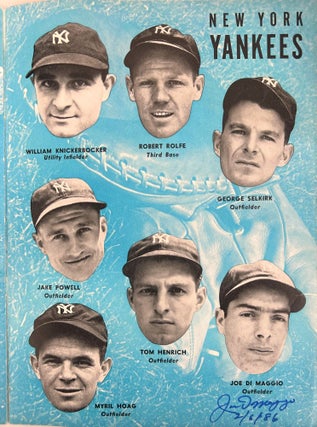 Multi-Signed 1938 World Series Program, Yankees v. Cubs.
